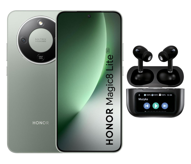 HONOR Magic8 Lite 5G 8/256GB Forest Green 120Hz + Smart Buds Pro - 1515458 - zdjęcie